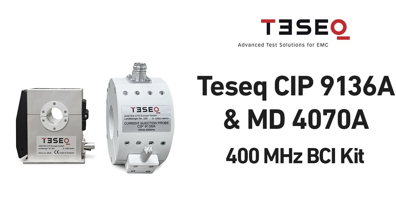 Teseq 400 MHz BCI Test Kit - CIP 9136A & MD 4070A