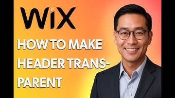 How To Make A Header Transparent On Wix [Easiest Way]