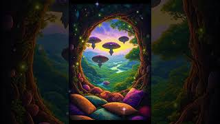 Dreamy Starfly Mushroom Float / Pure Tones Music for Sleep or Relaxing / Binaural Beats #zenmusic