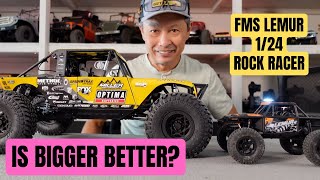 Fms Lemur 1/24 Rock Racer And Rock Crawler: Unboxing And Test Run Review