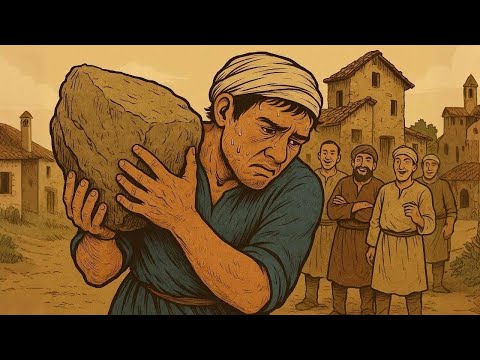حكاية الرجل حمال الحجر الذي سخرت منه قريته فأراه الله عجبا قصة مؤثرة من التراث العربي
