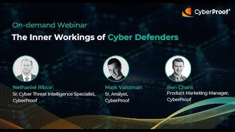 The Inner Workings of Cyber Defenders | Webinar | Threat Hunting | Threat Intelligence | SOC