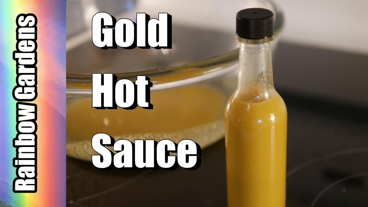 Gold Hot Sauce! How to Make Gold Hot Sauce Recipe Using Gold Cayenne