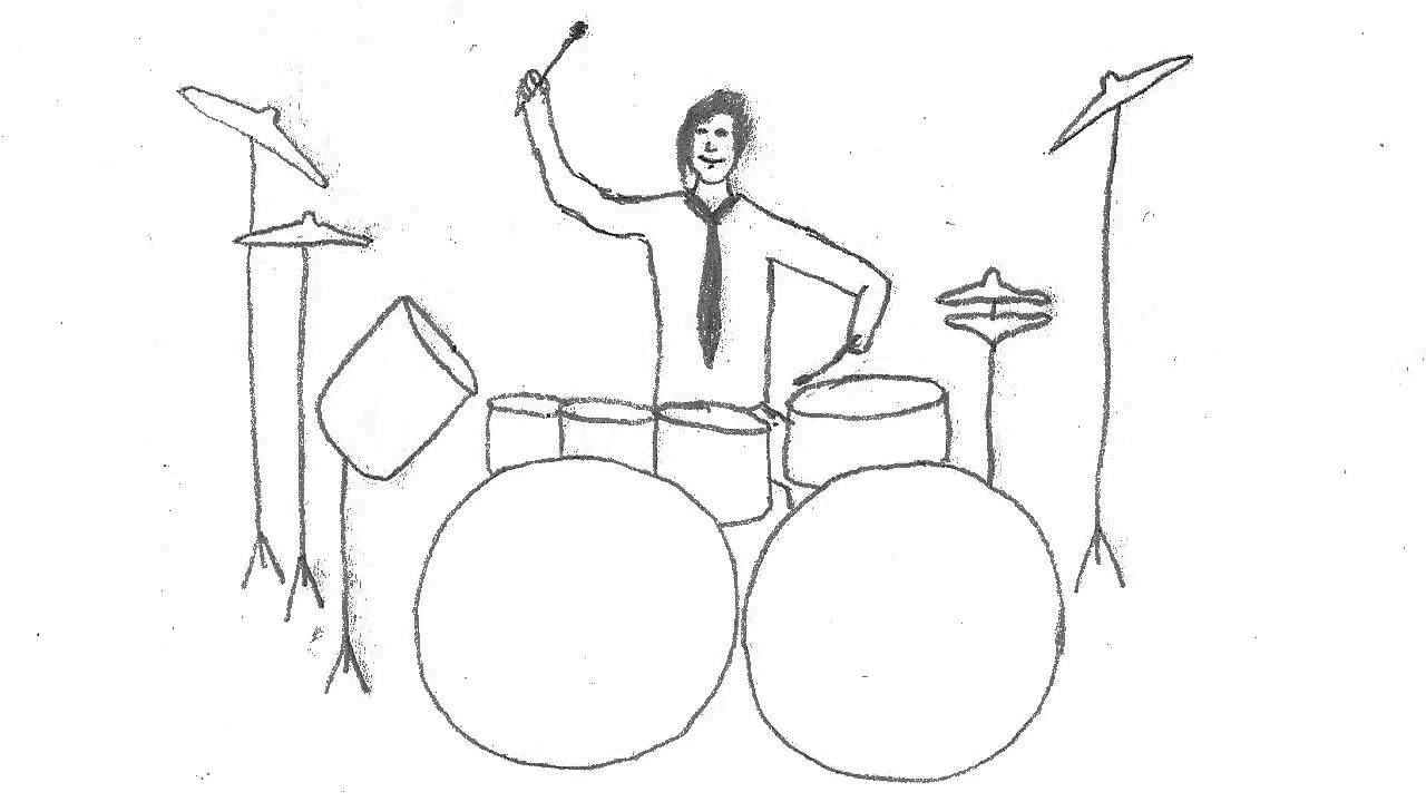 Drummer - Stop Motion Hand Drawn Animation - YouTube