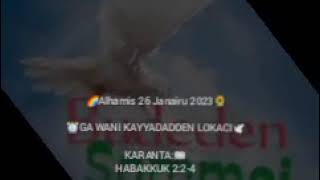 GA WANI KAYYADADDEN LOKACI 26 1 23 ALHAMIS