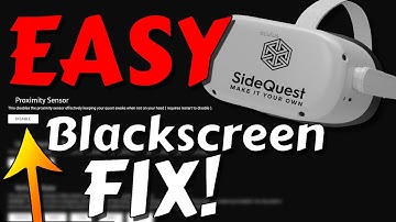 Easy Fix For Your Quests Blackscreens! + Bonus clip!