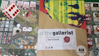 ГАЛЕРИСТ I Играем в настольную игру. The Gallerist board game.