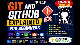 Git and GitHub Explained for Beginners | Complete Tutorial with Commands (2026)