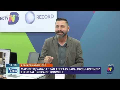 Mais de 90 vagas para jovem aprendiz em metalúrgica de Joinville