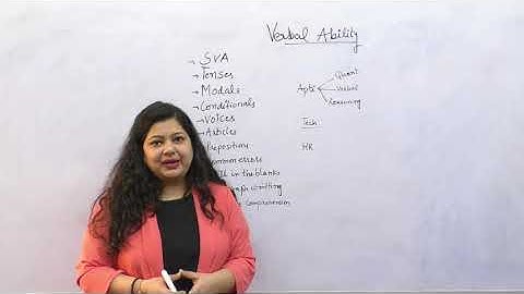 Introduction to Verbal ability