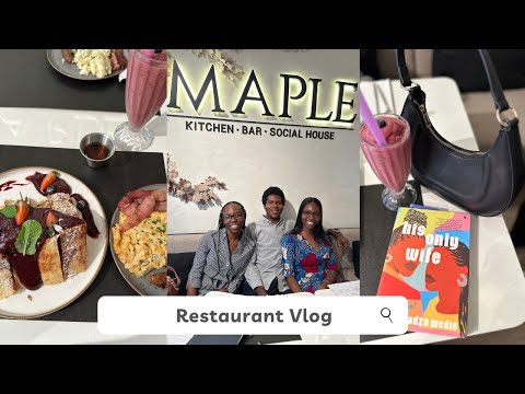 Lagos Restaurant Tour #14 : Visit to Maple, Lagos #restaurantvlog #lagosliving