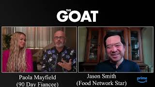 Paola Mayfield and Jason Smith Interview for Prime Video's The GOAT