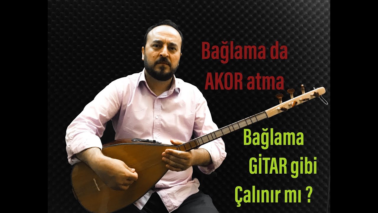 Bağlama Gitar gibi çalınabilir mi? , Bağlamada Ritimli Akor Nasıl yapılır