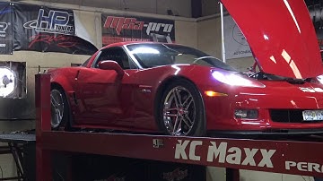 C6 Z06 Corvette Dyno tune new heads cam!!!