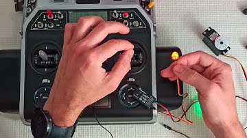 Orange rotating light SETUP for radio control trucks and radio control excavators [DESLEK RC]