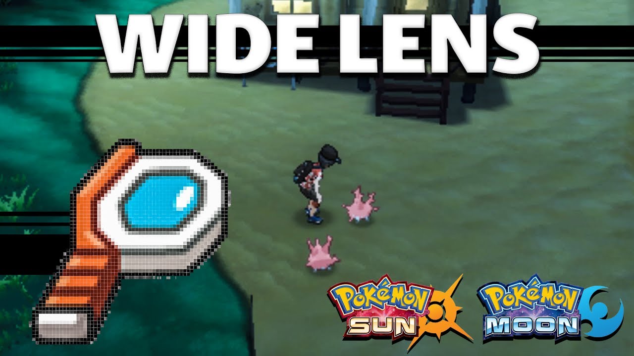 HOW TO GET Wide Lens in Pokemon Sun and Moon YouTube