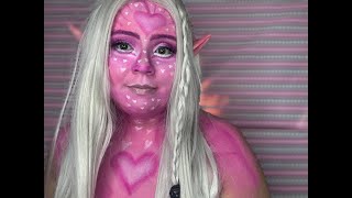 Valentine Avatar Makeup Tutorial | Cute & Creative Look for Valentine's Day!