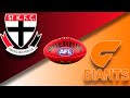 StKilda vs GWS Giants AFL Football Live from Norwood Oval