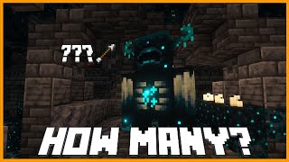 How Many Arrows It Takes To Kill A Warden - Minecraft 1.19.2