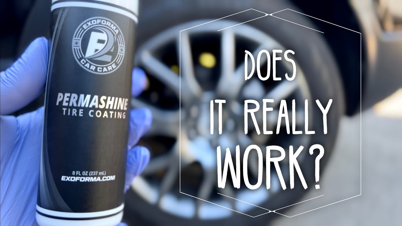 PermaShine Tire Coating & Dressing - Long-Lasting Anti-Fungal Solution with  Extr
