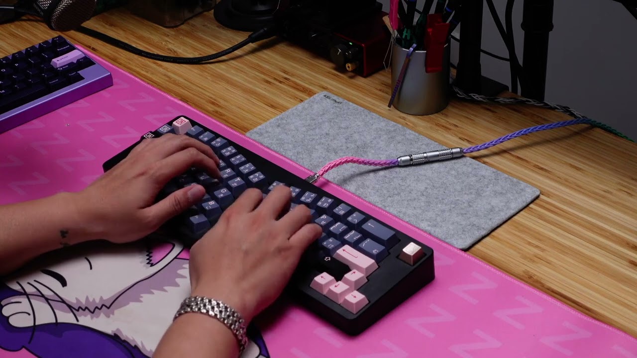 [ASMR Sound Test] Bear65 v2 ft PureBerry on Alu plate