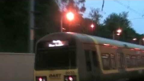 Killester-Irish Rail 8200 dart no.8205/8403,8204/8404,8201/8401 & 8203/8405 depart