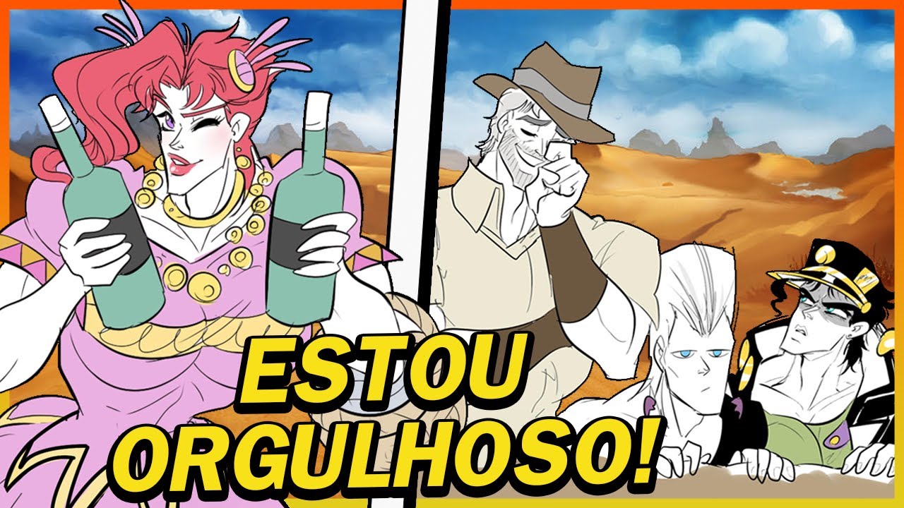 TOCA UMA PRA MIM KK, MEMES DE JOJO BIZARRE ADVENTURE #2