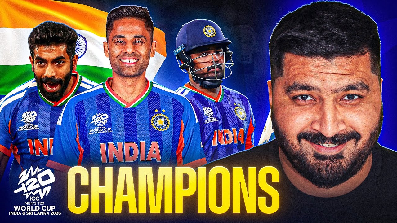 India Win the ICC T20 World Cup 2026 | Bumrah Man of the Match | Sanju Player of the Tournament |