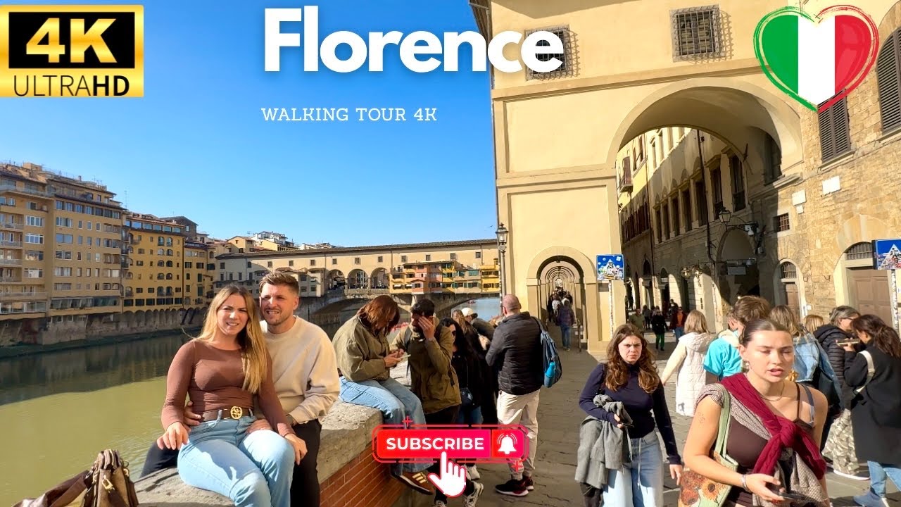 Florence 4K Walking Tour | November 2025 | Streets, Culture & City Vibes 🇮🇹
