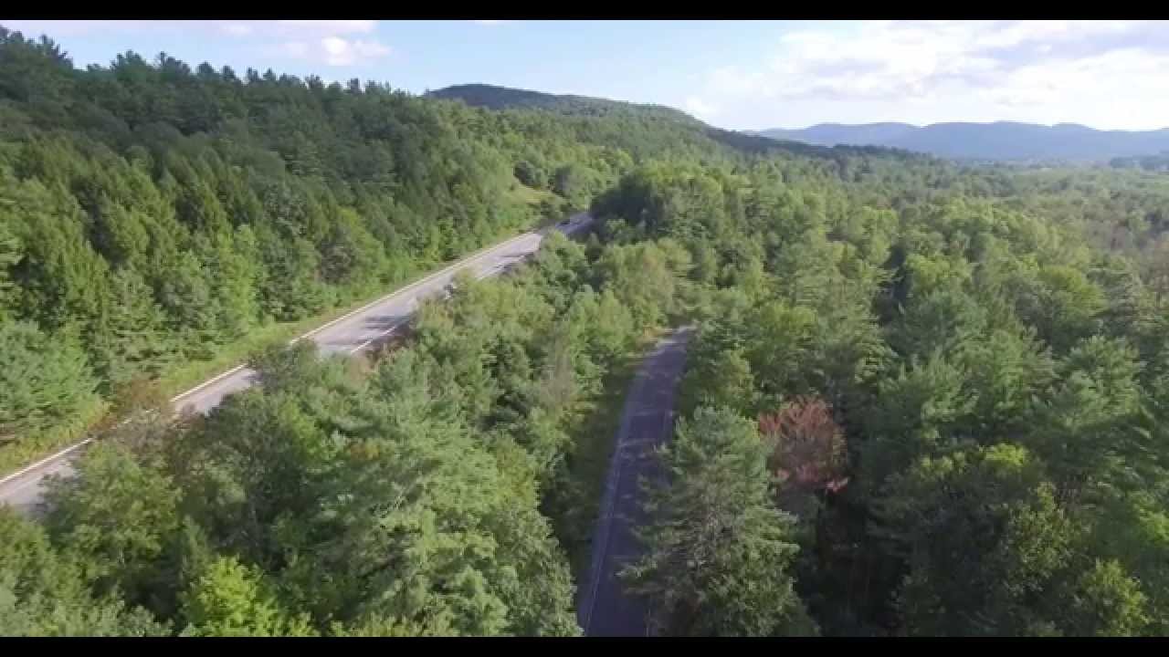 East Schroon River Road & Northway 4K Video from Phantom 3 Pro Quad