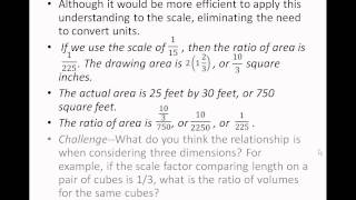 Comparing Actual Areas from Scale Drawings