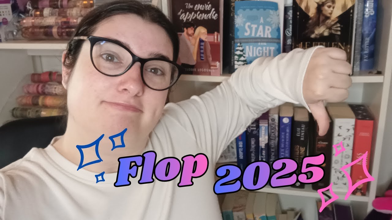 📚 Mes lectures de 2025 que j'ai le moins apprécié ! 📚