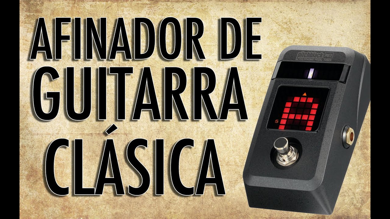 AFINADOR DE GUITARRA CLÁSICA ACÚSTICA ESPAÑOLA CRIOLLA (440 STANDARD