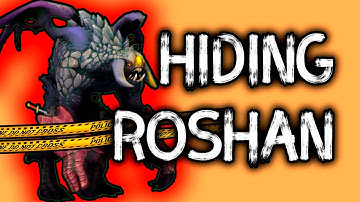 Dota 2 Tricks: New Hiding Roshan BUG! 7.00 patch!