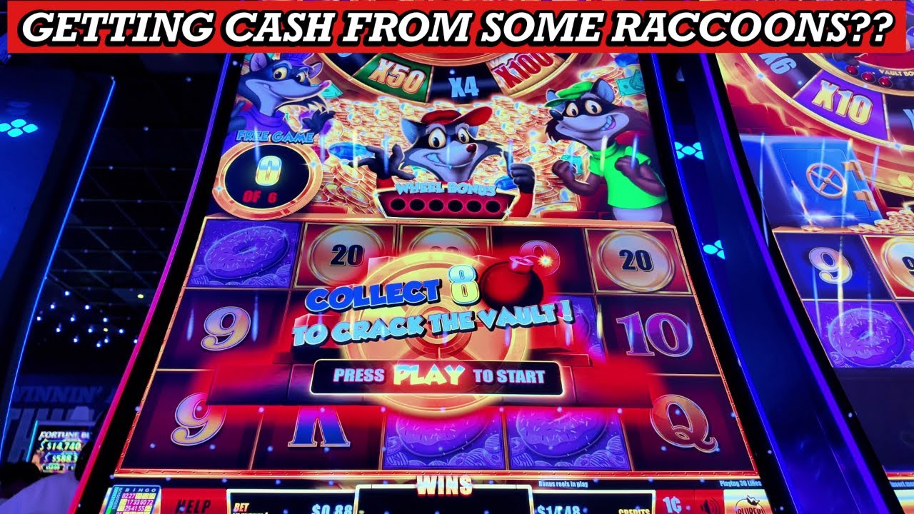 NEW GAME!!! HOW MUCH CASH CAN I GET FROM THESE RACCOONS?? PLAYING NEW ...