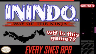 The Inindo: Way of the Ninja "review" | Jason Graves | EVERY SNES RPG #12