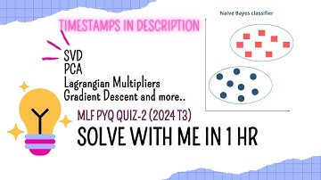 MLF | Quiz 2 | PYQ | T3(2024) | Detailed solution | IITM BS | Data Science | Machine learning