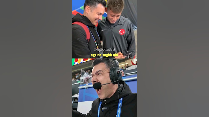 Özkan Öztürk, the commentator for the Türkiye-Georgia match, shows Arda the moment of the goal. #...