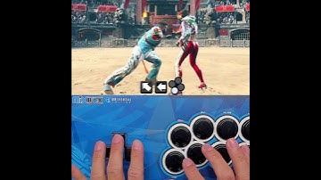 How to do Up-backward to backward | Eddy Gordo Trovão in tekken 8 with Mixbox / Keyboard #mixbox