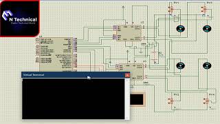 Simulation model of UAV🚀🚀| Proteus Software | 2021| Embedded system |