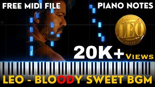 Miniatura de "Leo - Bloody sweet Bgm Piano Cover | Thalapathy 67 | Vijay | The Piano Always Pure | Prem Anand"