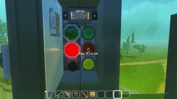 Лифт на 10 этажей в Scrap Mechanic | Elevator on 10 floors in Scrap Mechanic.