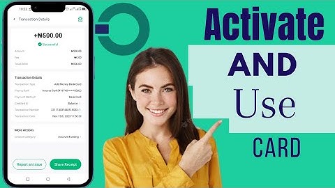 How To Activate And Use Opay Virtual Card