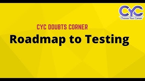 CYCSOFT Doubts Corner|Roadmap To Testing|Vanya Raj|CYCSOFT Pvt Ltd