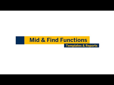 Tekla TekTalk - Mid and Find Functions