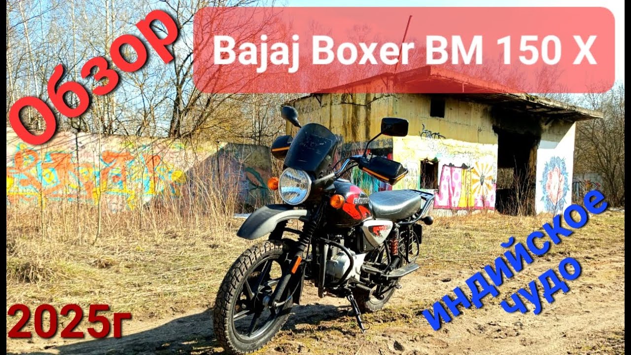 Обзор Bajaj Boxer BM 150 X Бюджетный мотоцикл для новичка, стоит ли брать Баджаж Боксер в 2025 году