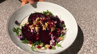 ITK With Dave Roasted Beet & Arugula Salad