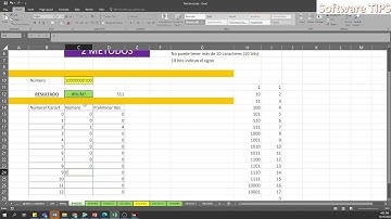 2 Metodos para Convertir de número binario a decimal en excel.   Por función (limitada) BIN2DEC