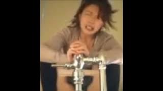 Japanese Girl Pooping on Squat Toilet 2