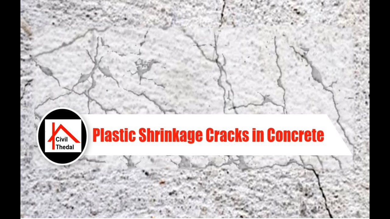 Plastic Shrinkage Cracks in Concrete YouTube